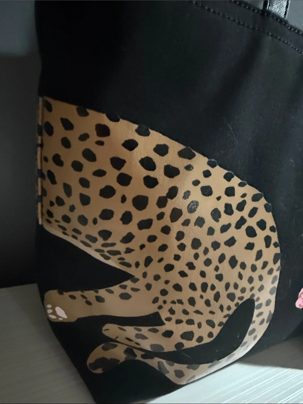 Kate Spade Run Wild Lounging Cheetah tote, wallet, charm. UB charm and anthro SG - Picture 9 of 16